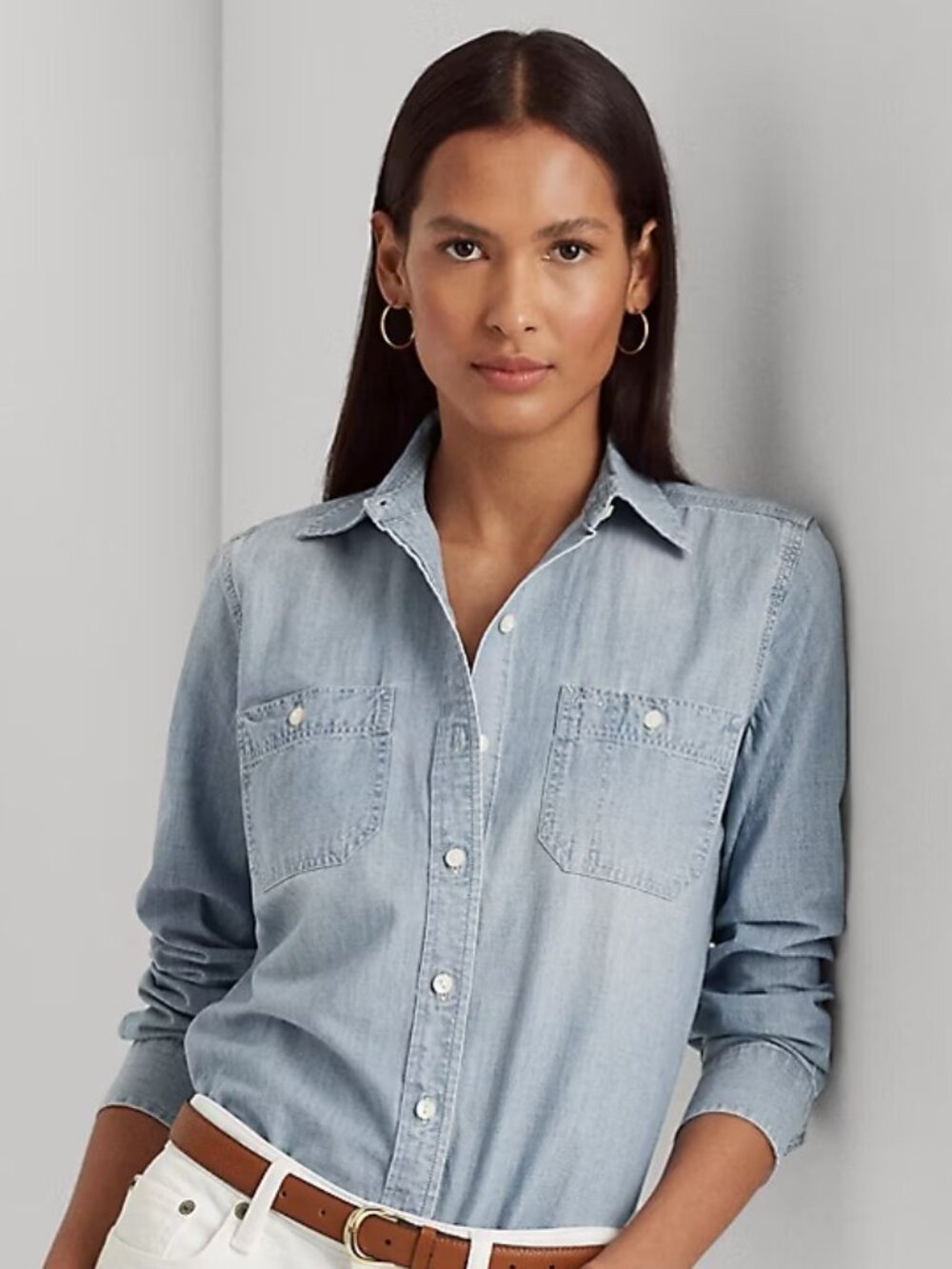 Ralph Lauren Denim & Supply Boyfriend Chambray Button Down Shirt NWT!!!